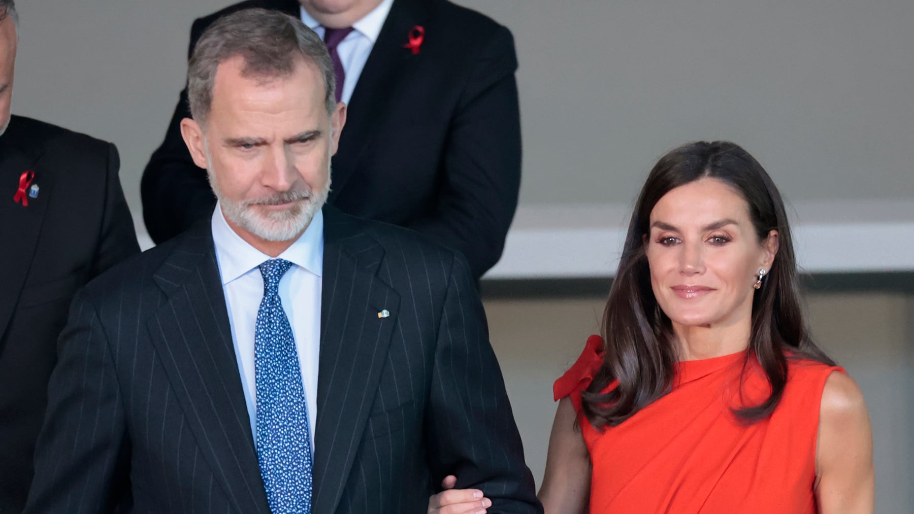 El Rey Felipe y la Reina Letizia en un acto