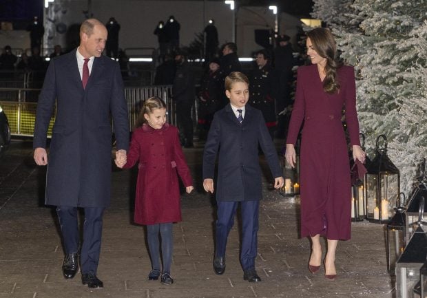 Catalina, Guillermo y sus hijos en Westminster / Gtres
