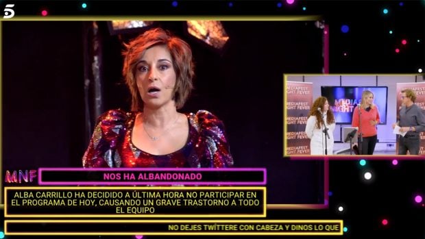 Adela Gonz&aacute;lez en el 'Mediafest Night Fever' / Telecinco