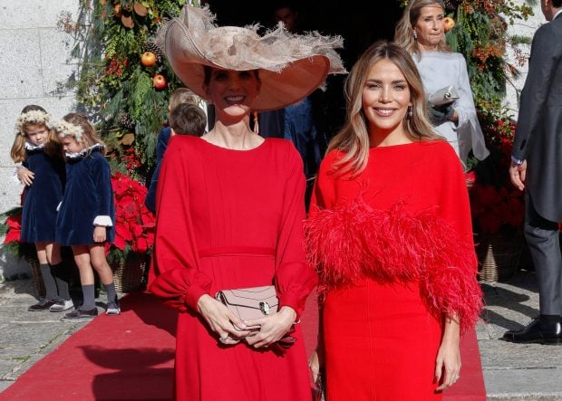 Rosanna Zanetti y Maria Vargas Llosa en la boda de Cristina Reyes / Gtres