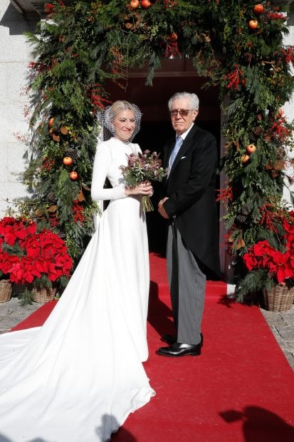Cristina Reyes en su boda / Gtres