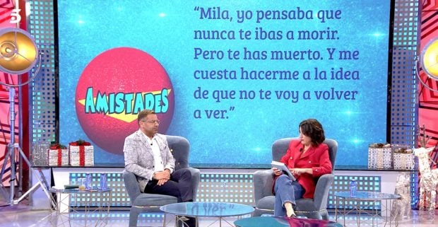 Jorge Javier V&aacute;zquez en el 'Deluxe' / Telecinco