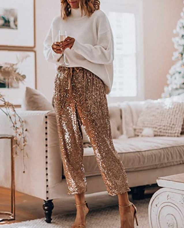 Amazon arrasa en ventas con los pantalones de lentejuelas: reductores y elegantes