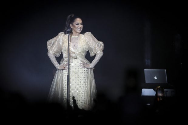 Isabel Pantoja en un concierto en Madrid / Gtres
