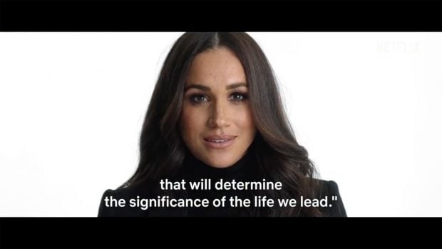 Meghan Markle en una docuserie / Netflix
