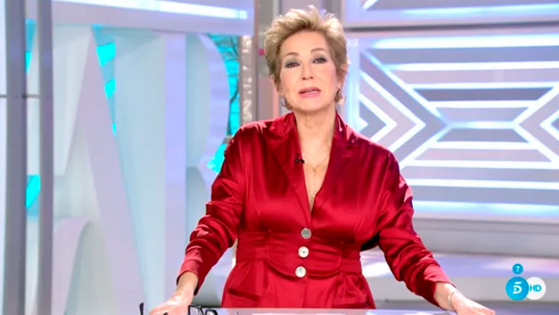 Ana Rosa Quintana, en plat&oacute; / Mediaset