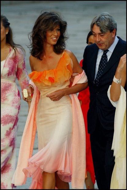 Alberto Cortina y Elena Cué en una boda / Gtres