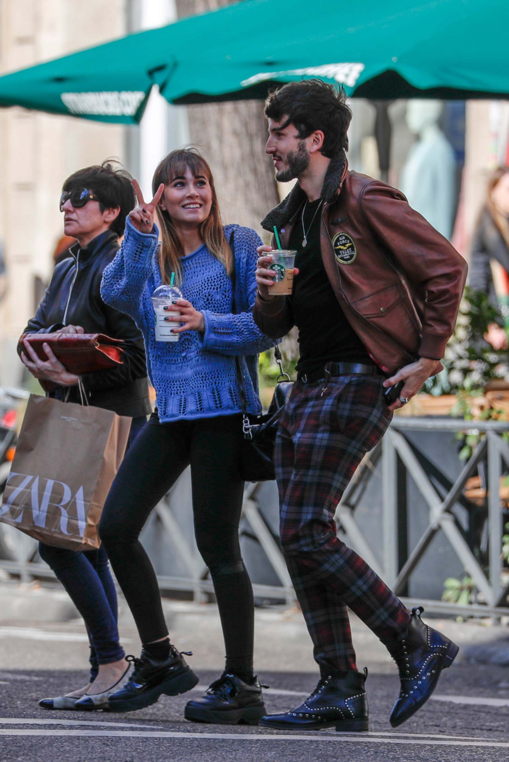 Aitana Oca&ntilde;a y Sebasti&aacute;n Yatra en Madrid / Gtres