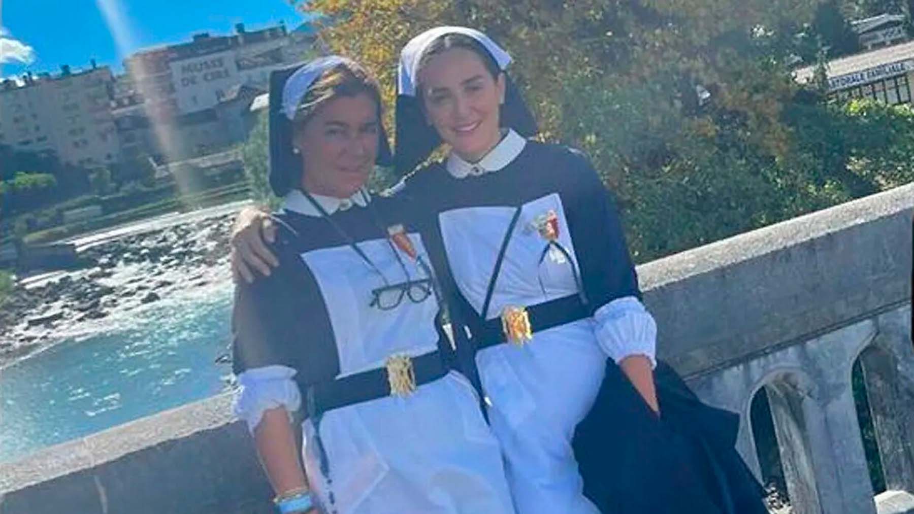 Tamara Falc&oacute; en Lourdes / Instagram 