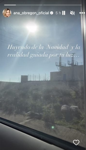 Storie de Ana Obreg&oacute;n / Instagram