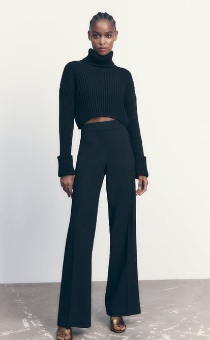 Zara lo tiene claro, sigue apostando por el pantal&oacute;n que vale tanto para ir a la oficina como en una noche de Fin de A&ntilde;o