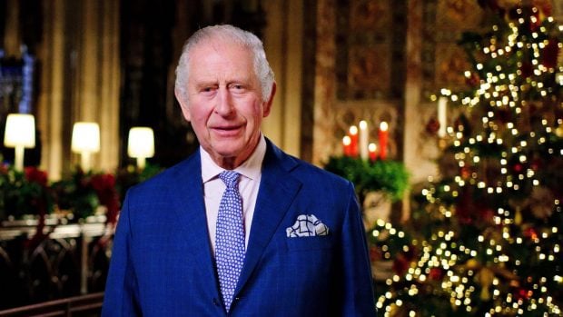 El Rey Carlos III en su primera felicitaci&oacute;n como monarca / Gtres