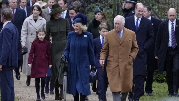 La Familia Real británica el Día de Navidad / Gtres