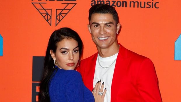 Cristiano y Georgina Pap&aacute; Noel