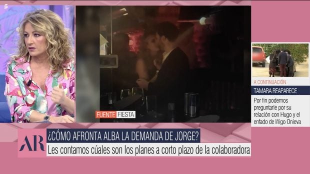 Sandra Aladro en 'El Programa de Ana Rosa' / Telecinco