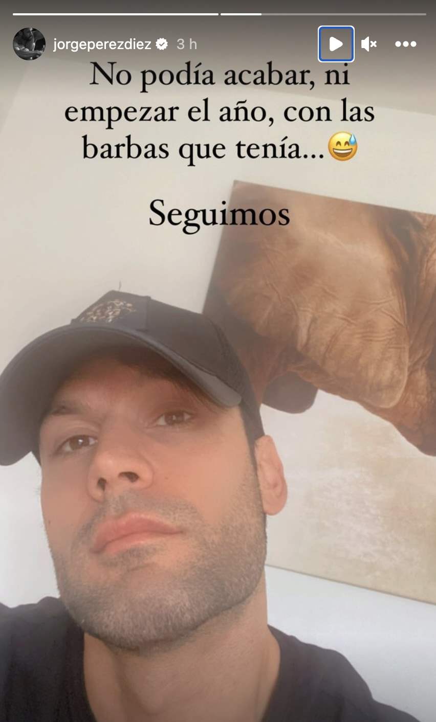 Jorge P&eacute;rez cambia de look / Stories de Instagram