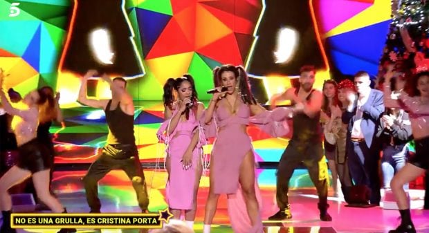 Cristina Porta en 'Mediafest Night Fever' / Telecinco
