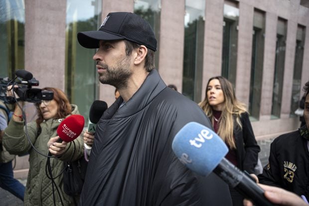 Gerard Piqu&eacute; llegando a firmar su acuerdo de separaci&oacute;n / Gtres