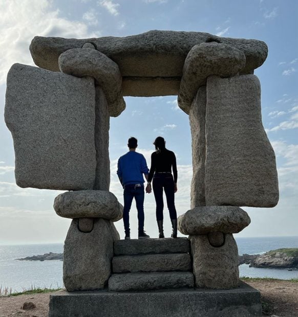 Patricia Pardo y Christian G&aacute;lvez de la mano / Instagram