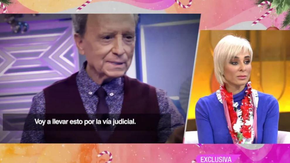 Ana María Aldón, en el programa 'Fiesta' de Telecinco / Mediaset