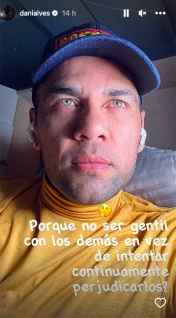 El último mensaje de Dani Alves en Instagram / Instagram