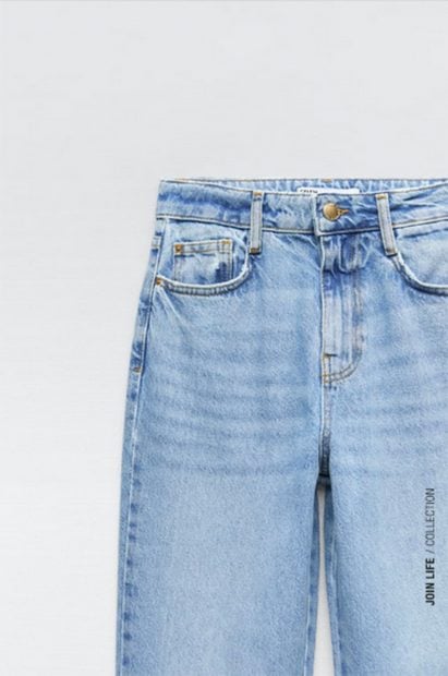 Pantalones vaqueros azul claro de Zara / Zara