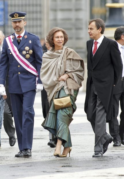 La Reina Sof&iacute;a en la Pascua Militar de 2011. / Gtres