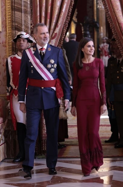 Reyes don Felipe y do&ntilde;a Letizia