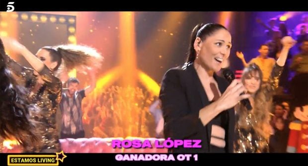 Rosa L&oacute;pez en el 'Mediafest Night Fever' / Telecinco
