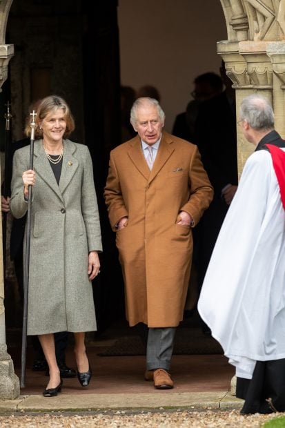 Carlos III en un acto religioso en Sandringham / Gtres
