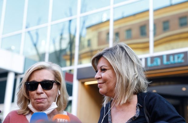 Terelu Campos y Carmen Borrego en el hospital. / Gtres