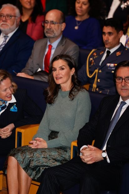 La Reina Letizia en un acto. / Gtres