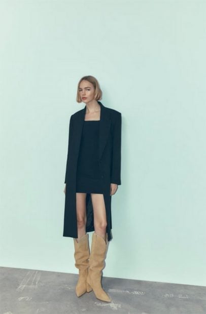 Botas cowboy con tac&oacute;n de Zara / Zara
