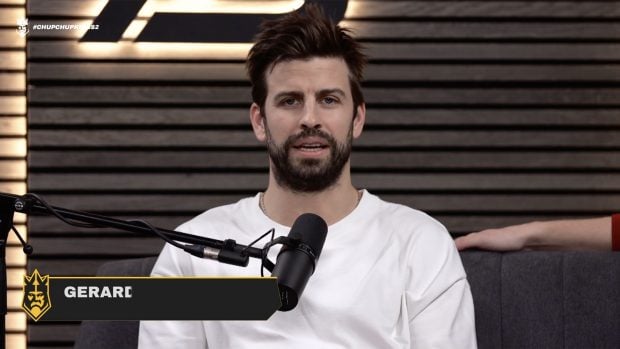 Gerard Piqué en un directo. / Twitch