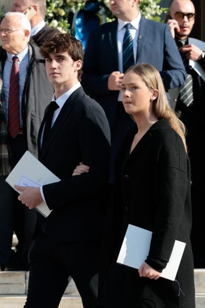 Pablo e Irene Urdangarin en el funeral de Constantino de Grecia / Gtres