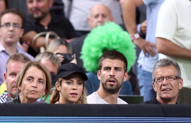 Shakira junto a su ex y sus ex suegros. / Gtres
