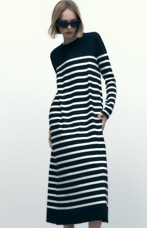 Vestido punto Zara