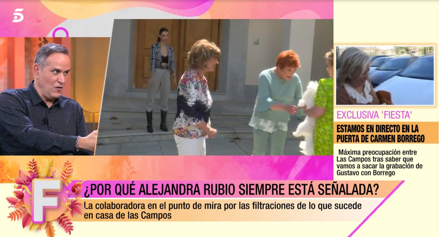 Aurelio Manzano en el programa 'Fiesta' / Telecinco