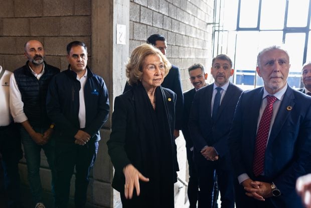 La Reina Sof&iacute;a en el banco de alimentos / BANCOTEIDE