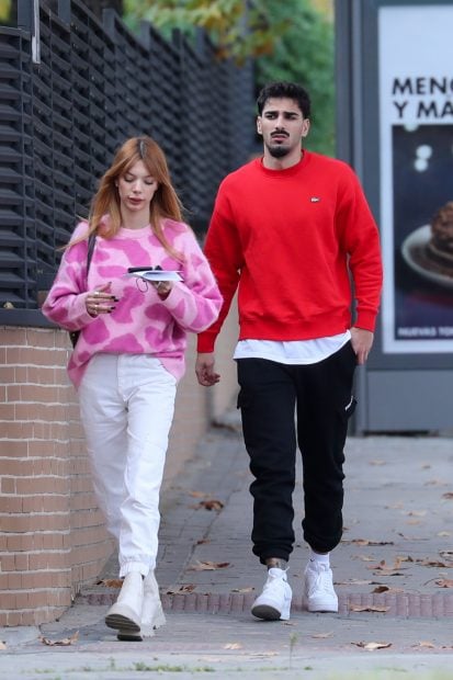 Alejandra Rubio y su novio Carlos Agüera en Madrid / Gtres