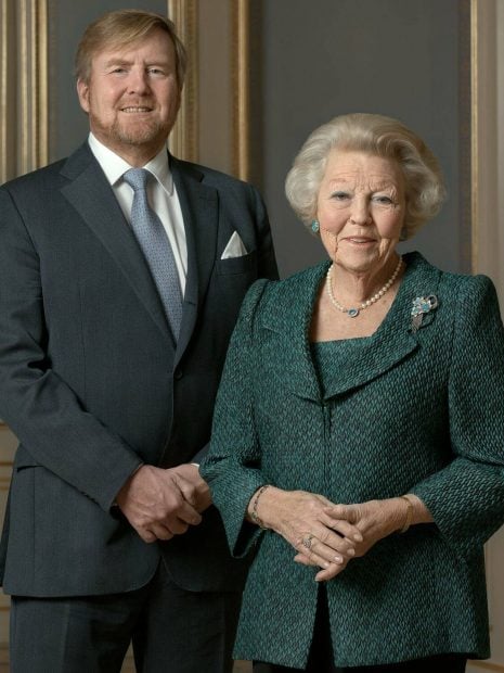 Beatriz y Guillermo Alejandro de Holanda en un posado. / Casa Real de Holanda
