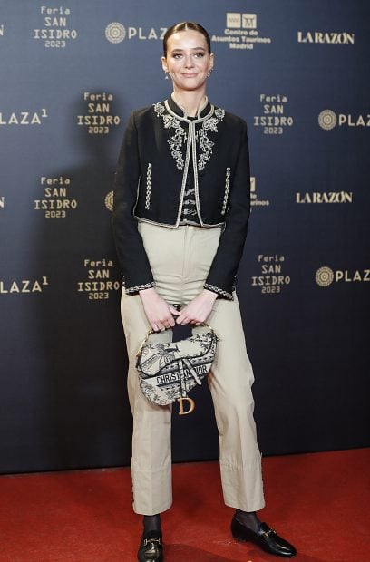 Victoria Federica en el photocall de la gala de San Isidro 2023. / Gtres
