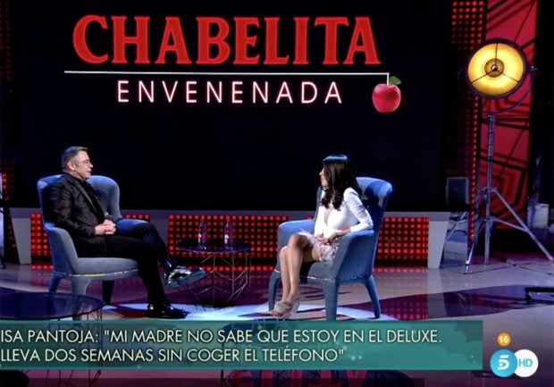 Isa Pantoja en el 'Deluxe' / Telecinco