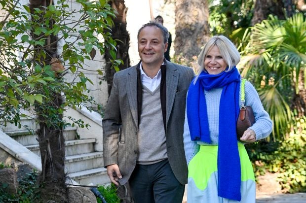 Eugenia Mart&iacute;nez de Irujo y Narcis Rebollo en un evento / Gtres
