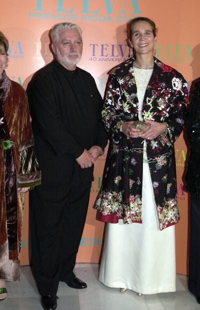 Paco Rabanne junto a la Infanta Elena / Gtres