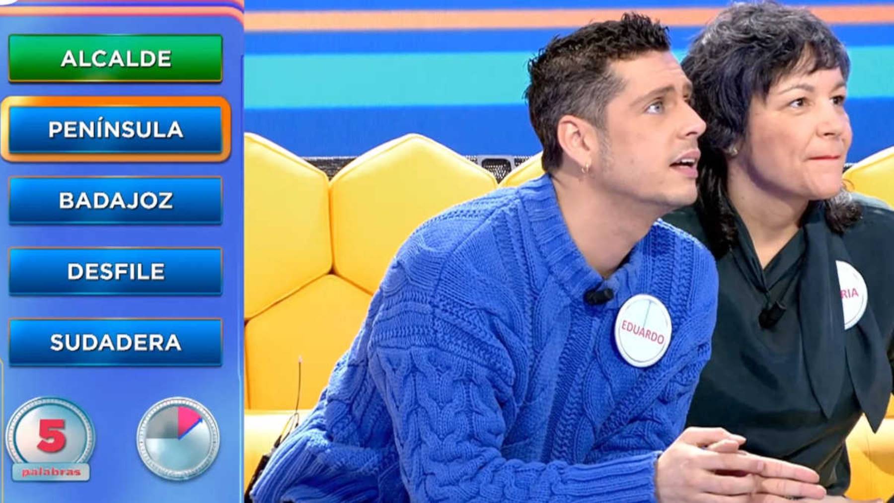 Eduardo Casanova en '25 palabras' / Telecinco