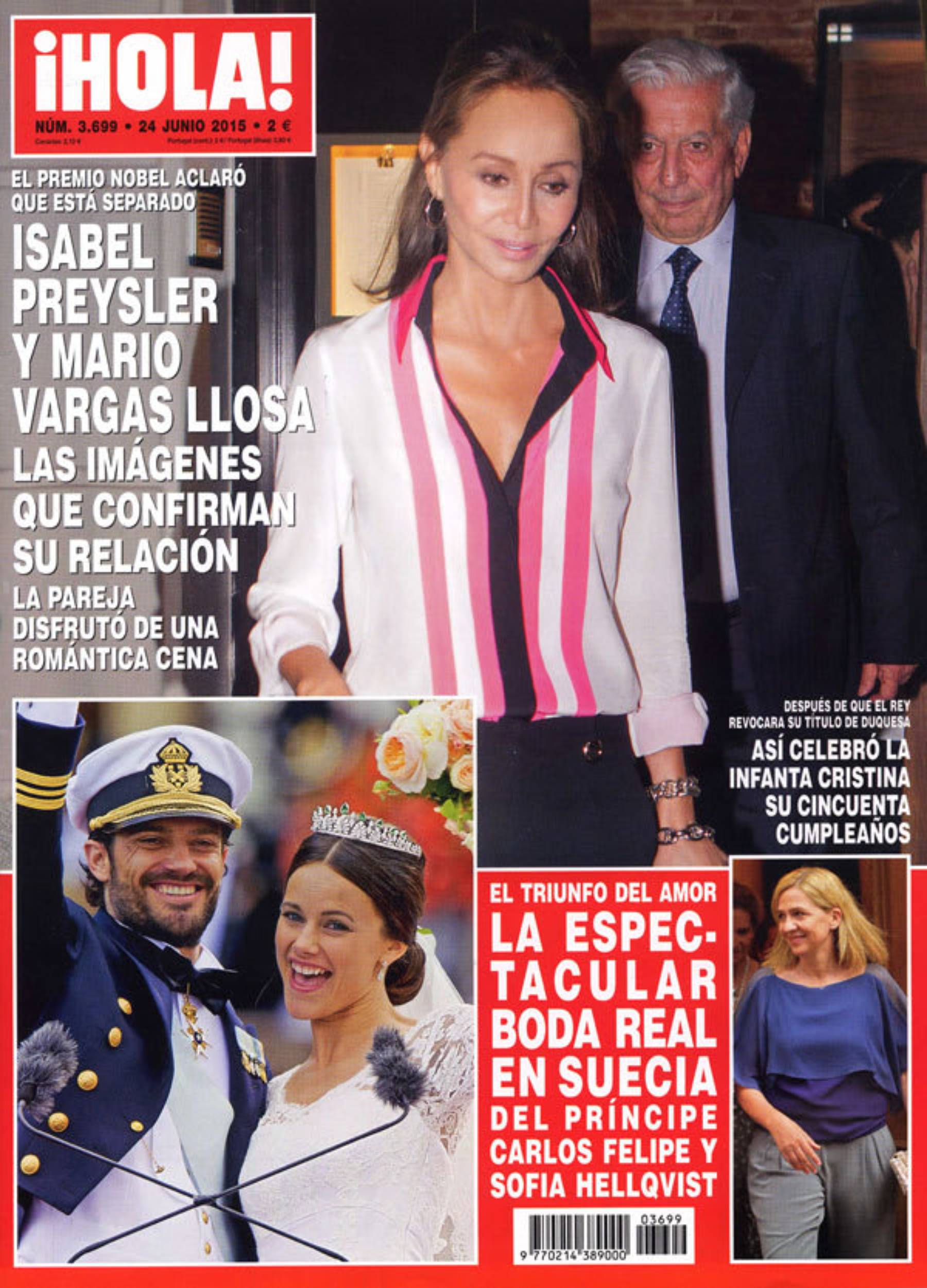 Portada de la revista ¡Hola! el 24 de junio de 2015 / Hola