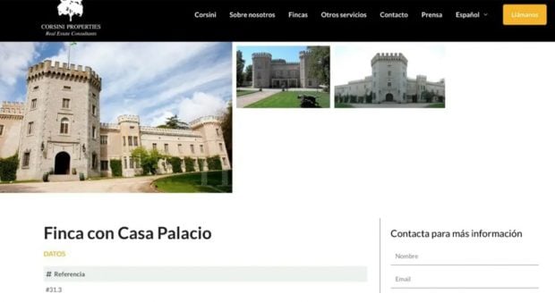 Anuncio de la venta de El Rincón / Corsini Properties