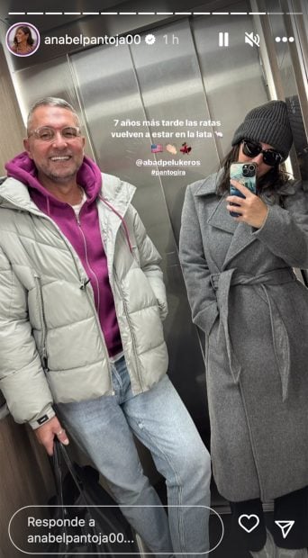 Anabel Pantoja y Antonio Abad / Instagram