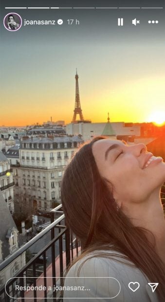 Joana Sanz en Par&iacute;s / Instagram